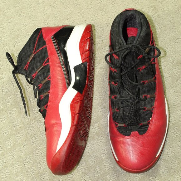 Size 9 -2013 Nike Air Jordans Prime Flight Red & Black  616846-6 main image 7
